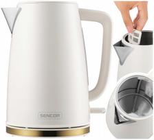 Elektrinis virdulys SENCOR, 1,7 l, 2200 W, su baltu ir auksiniu filtru