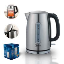 Elektrinis virdulys Midea, 1,7 l, 2200 W, metalinis, su automatinio išsijungimo funkcija
