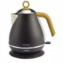 Elektrinis virdulys KLAUSBERG, 1,7 l, nerūdijančio plieno, juodas