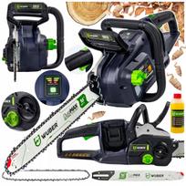 Belaidis grandininis pjūklas 16", 40V, 1200W, su alyva