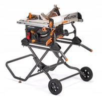 Stalinės pjovimo staklės Evolution R255TBLX, 255 mm, su disku, 1650 W