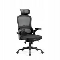 Ergonominė biuro kėdė DIABLO V-Light, juoda, su pasukama baze