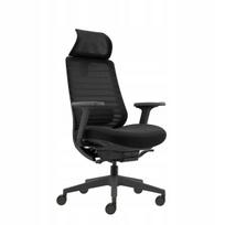 Ergonominė biuro kėdė su reguliuojamu atlošu ir galvos atrama
