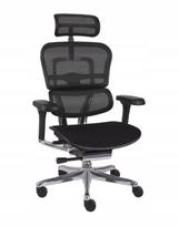 Ergonominė biuro kėdė Ergohuman 2 Elite, juodas audinys, pasukama