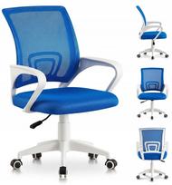 Biuro kėdė NFX008, ergonomiška, pasukama, jaunimui, mėlyna