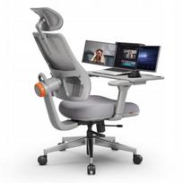 Ergonominė kėdė Newtral MAGIC H-003G su nuimamu staliuku, pilka