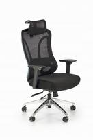 Ergonominė biuro kėdė Halmar GILBERTO, juoda, su pasukamu mechanizmu