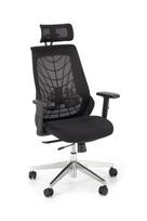 Ergonominė juoda biuro kėdė Halmar GERONIMO, sukamasis mechanizmas