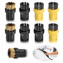 Šepetėlių rinkinys Karcher SC 1–5 garintuvui, 9 vnt. (tinka plytelių tarpelio valymui)