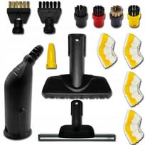 Apvalių šepečių rinkinys KARCHER SC1–SC5, 14 vnt. su priedais