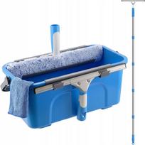 Langų valymo rinkinys 12 l, 35 cm nubraukiklis, teleskopinis kotas 196C