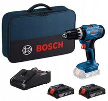 Atsuktuvas su smūgiu BOSCH GSB 18V-25, belaidis, 2x 2,0 Ah baterijos, rinkinys