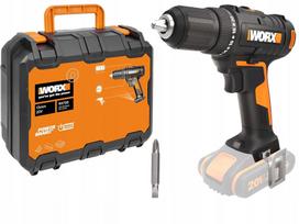 Akumuliatorinis gręžtuvas WORX WX108.9, 20V, 45 Nm, be akumuliatoriaus, dėklas