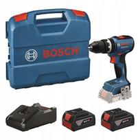 Akumuliatorinis smūginis gręžtuvas Bosch Professional GSB 18V-65, 2x4Ah, 06019N3333