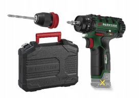 Akumuliatorinis gręžtuvas PARKSIDE PBSA 12, 12V, be akumuliatoriaus ir kroviklio