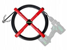 Elektrinis kanalizacijos valymo lynas TURBOSAN, 5 m, 80 mm