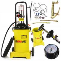 Pneumatinės automatinės alyvavimo žnyplės su pompa, 12 l, 5 m žarna, M78059
