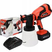 Dažymo pistoletas YATO YT-82765, 18V, įkraunamas, 4Ah, 1 l/min