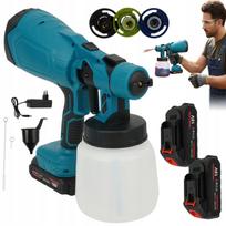 18V elektrinis dažų purkštuvas su 3 MAKITA antgaliais