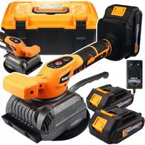 Plytelių vibracinis siurbtukas VIBRATOR PRO, 2 akumuliatoriai, 21V