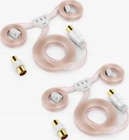 Radijo antenos rinkinys, 2 vnt., 180x180 cm, dipolis, vidaus, universalios, Hi-Fi