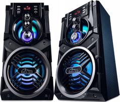 Statybinė radija su FM, belaidė Bluetooth kolonėlė