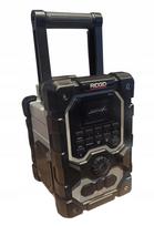 Statybinė radija RIDGID DB-1005 su FM/DAB+, Bluetooth ir baterijos įkrovimu