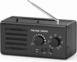 Nešiojamas mini radijo imtuvas AM/FM, kompaktiškas, galingas garsas