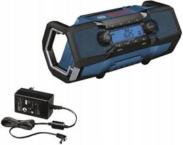 BOSCH Professional nešiojamas radijas su Bluetooth, FM, AUX, USB, IP54, 15W