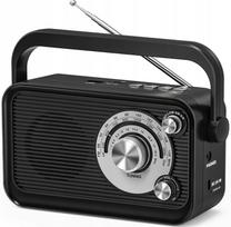 Nešiojamas radijas su Bluetooth, MP3 grotuvu, FM/AM/SW, USB ir kortelių skaitytuvu
