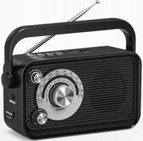 Nešiojama FM/AM/SW radija su „Bluetooth“ ir MP3, veikia su baterijomis