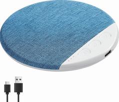 Nešiojama itin plona Bluetooth kolonėlė su balto triukšmo laikmačiu, 48 g, miegui