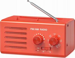Kišeninis mini nešiojamas AM/FM radijo imtuvas, veikia su baterijomis