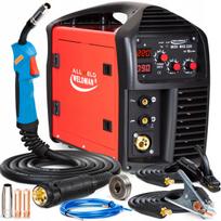 Suvirinimo inverteris WELDMAN MIDI MIG 200 MMA, 230V, 220A, IGBT, aliuminiui, su FLUX funkcija