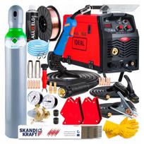 Pusiau automatinis suvirinimo aparatas IDEAL PRAKTIK MIG 211 IGBT MMA FLUX, 230V, 200A, 3-in-1