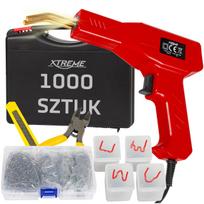 Plastiko suvirinimo aparatas 100 W su 1000 kabučių, peiliu, replėmis ir dėklu
