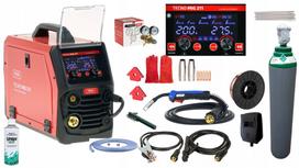 Suvirinimo aparatas WELDER Ideal TECNO MIG 211 S PULSE ALU SYNERGIC su balionu