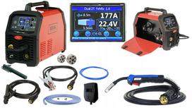 Suvirinimo aparatas IDEAL TECNOMIG 200 PULSE 4x4 LCD, tinkamas aliuminiui