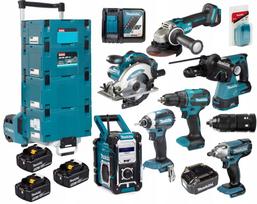 Akumuliatorinių įrankių rinkinys Makita LXT 18V BLMOTOR
