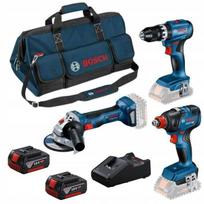 Įrankių rinkinys Bosch GSB 18V-45, GDX 18V-200, GWS 18V-7