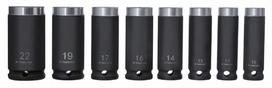 Ilgų smūginių galvučių rinkinys PARKSIDE, 3/8", 10–22 mm, 8 vnt.