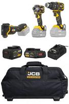 Atsuktuvas–multitool JCB-18PKIT-6, 2.0 Ah ir 5.0 Ah baterijos