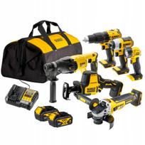 Įrankių rinkinys DEWALT DCK607M2-QW, 6 vnt., 18V, 2x4,0Ah