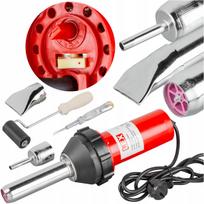 Plastiko suvirinimo aparatas Lex 1200 W su temperatūros reguliavimu 20–600 °C