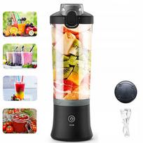 Nešiojamas belaidis kokteilių plakiklis, 600 ml, USB