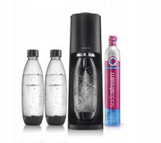 Vandens prisotinimo aparatas SodaStream Terra, juodas, su 2 buteliais