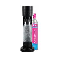 SodaStream vandens prisotinimo aparatas Gaia juodas, 1 l butelis ir dujų balionėlis