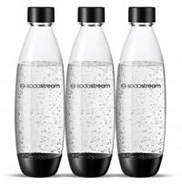 3 vandens butelių rinkinys SodaStream Fuse, 1 l, tinkami plauti indaplovėje