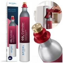 CO2 balionėlis Spinel Soda, greito keitimo, su dujomis, rožinės spalvos