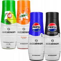 Gazuoto vandens koncentratai SodaStream Pepsi, Pepsi Max, Mirinda, 7up, 4 vnt.